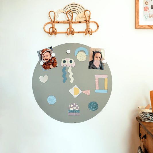 Rond magneetbord groen (56x56cm)