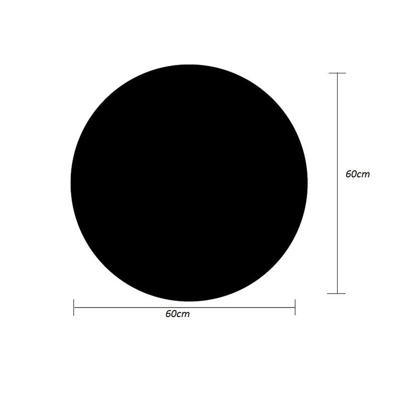 Rond magneetbord zwart (60x60cm)