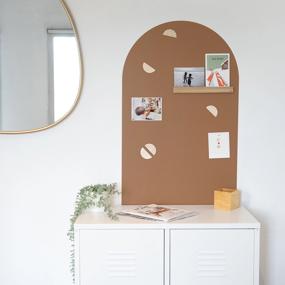 Magnetische muursticker (boog) - Caramel kleur