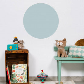 Rond magneetbord blauw (56x56cm)