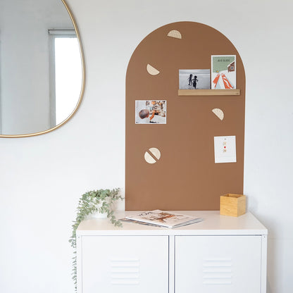 Magnetische muursticker (boog) - Caramel kleur