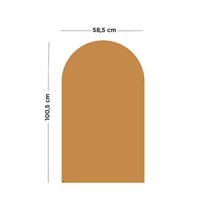 Magnetische muursticker (boog) - Caramel kleur
